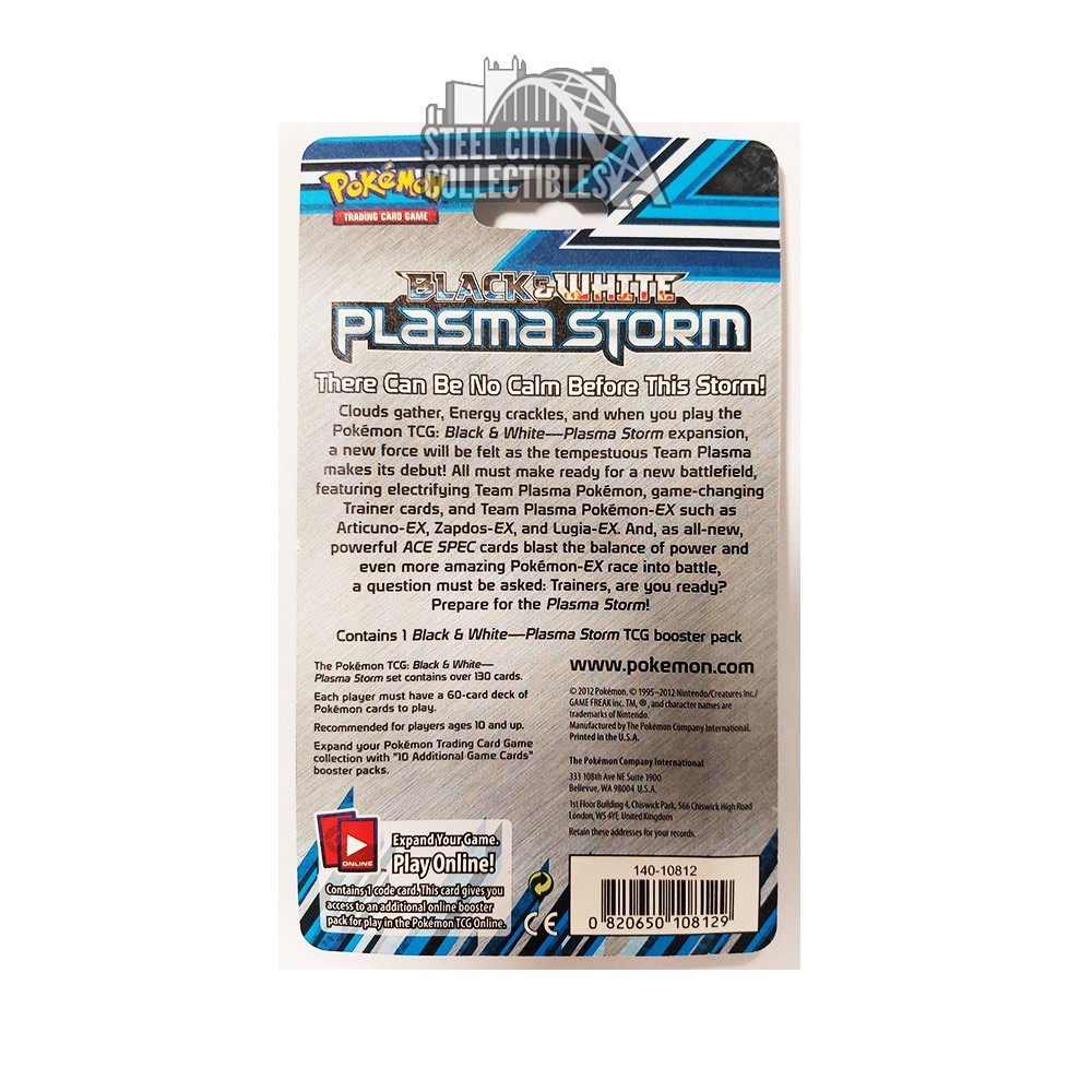 Pokemon Black & White Plasma Storm Blister Pack | Steel City Collectibles