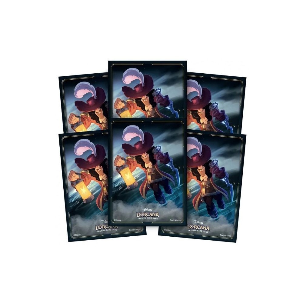 Lorcana The First Chapter Captain Hook Card Sleeves Pack