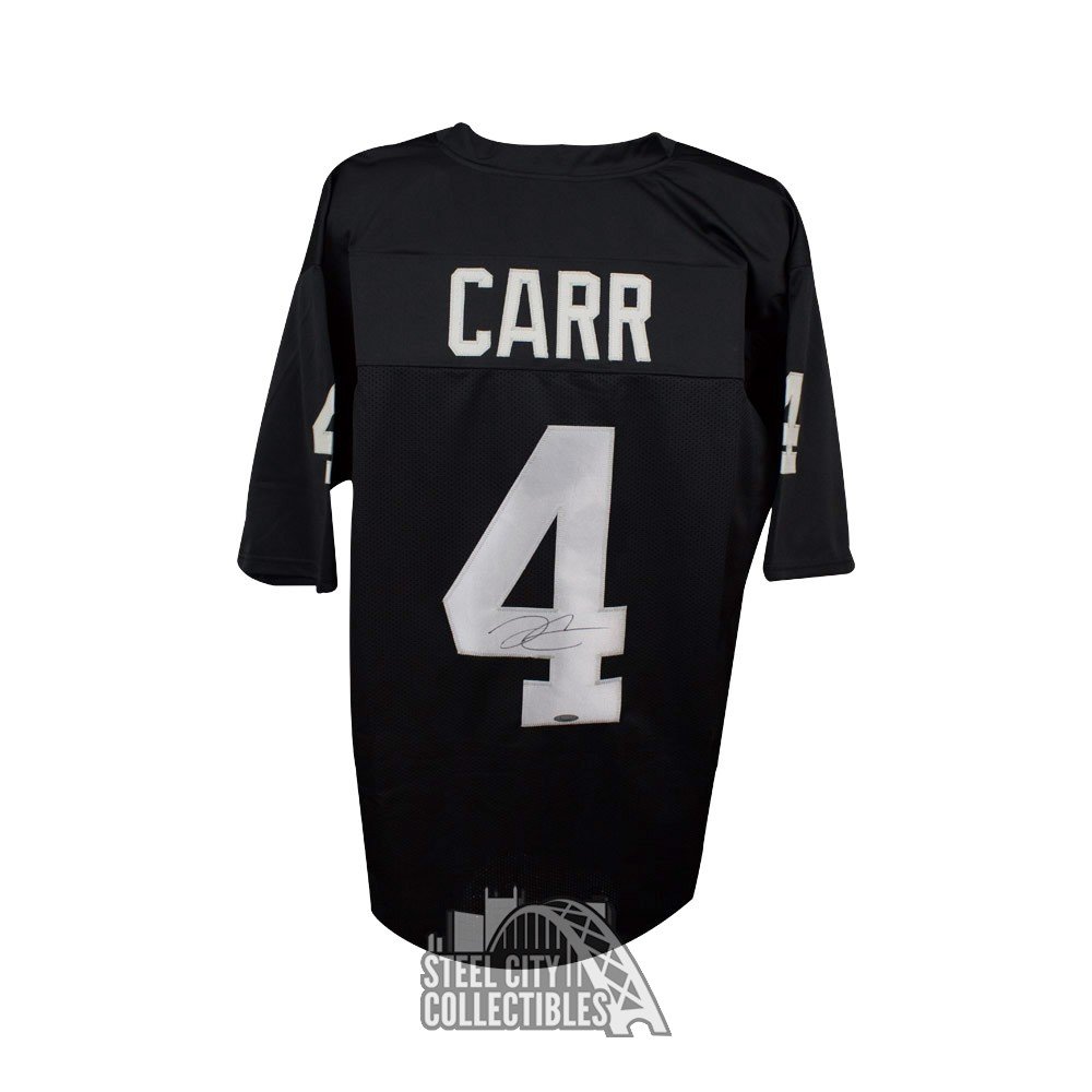 derek carr autographed jersey