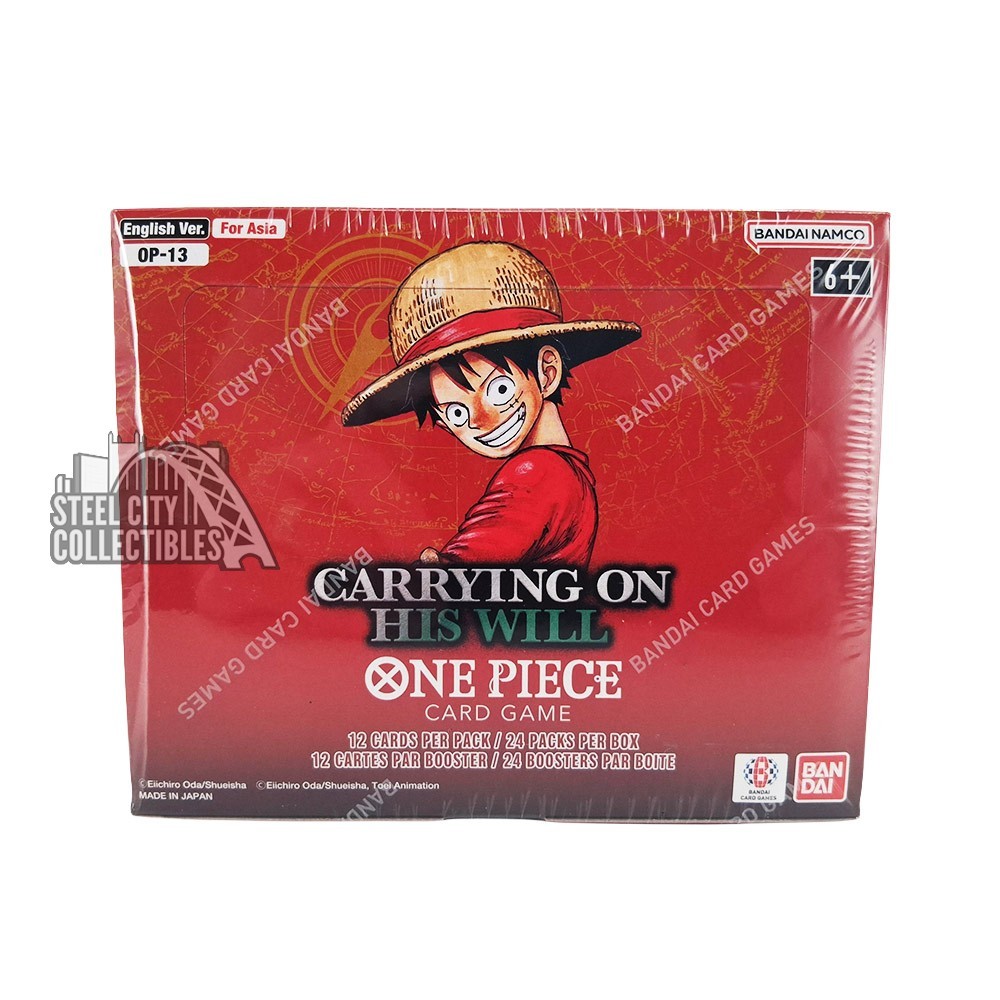 carrying his will booster box One Piece Card Game Booster Box OP-13: Carrying On His Will – Infinite  Realm TCG main image 1