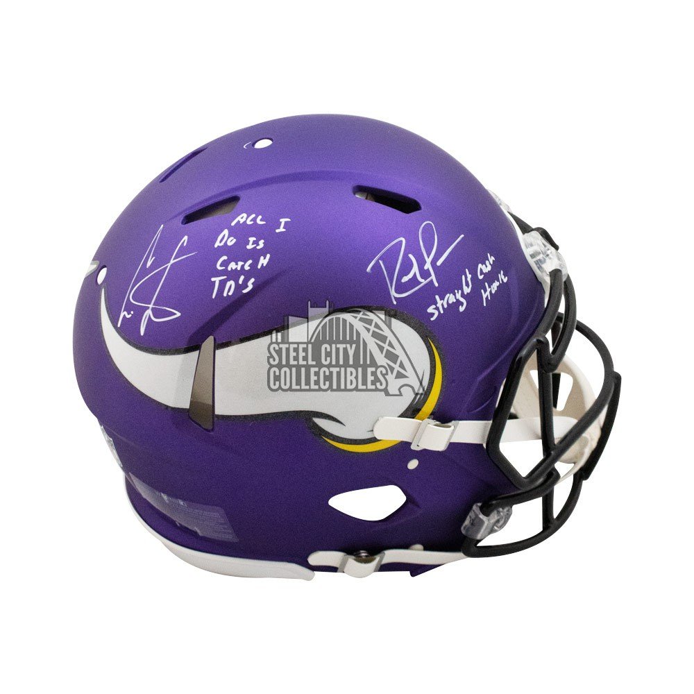 randy moss autographed football