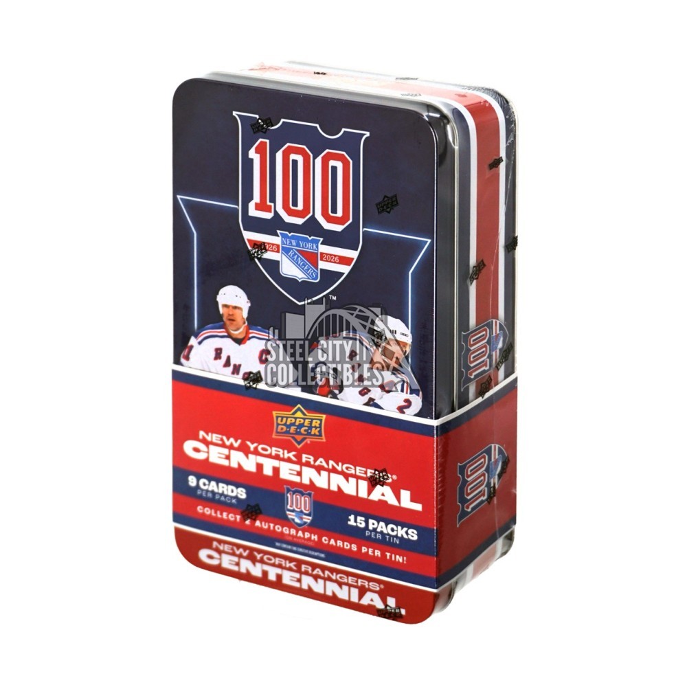 2025-26 Upper Deck New York Rangers Centennial Hockey Hobby Box