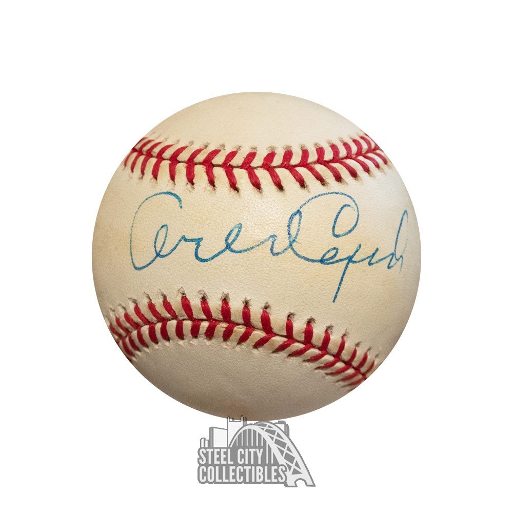 Orlando Cepeda Autographed Official National League Baseball - PSA/DNA COA  - Slight Discoloration
