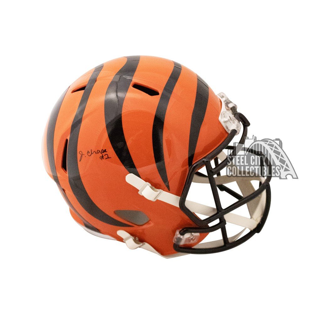 ja marr chase signed helmet
