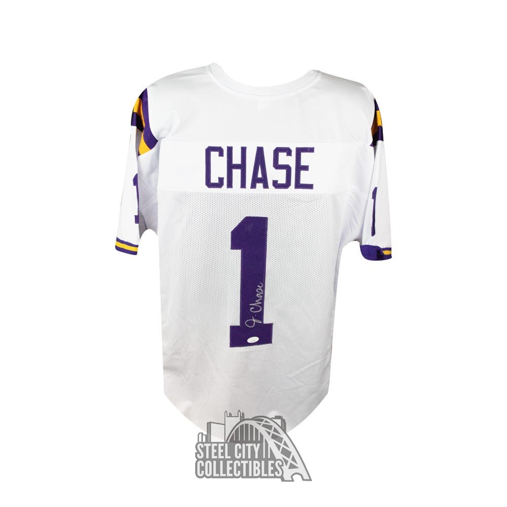 all white ja marr chase jersey