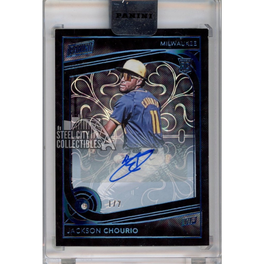 Jackson Chourio 2024 Panini National VIP Gems Autograph