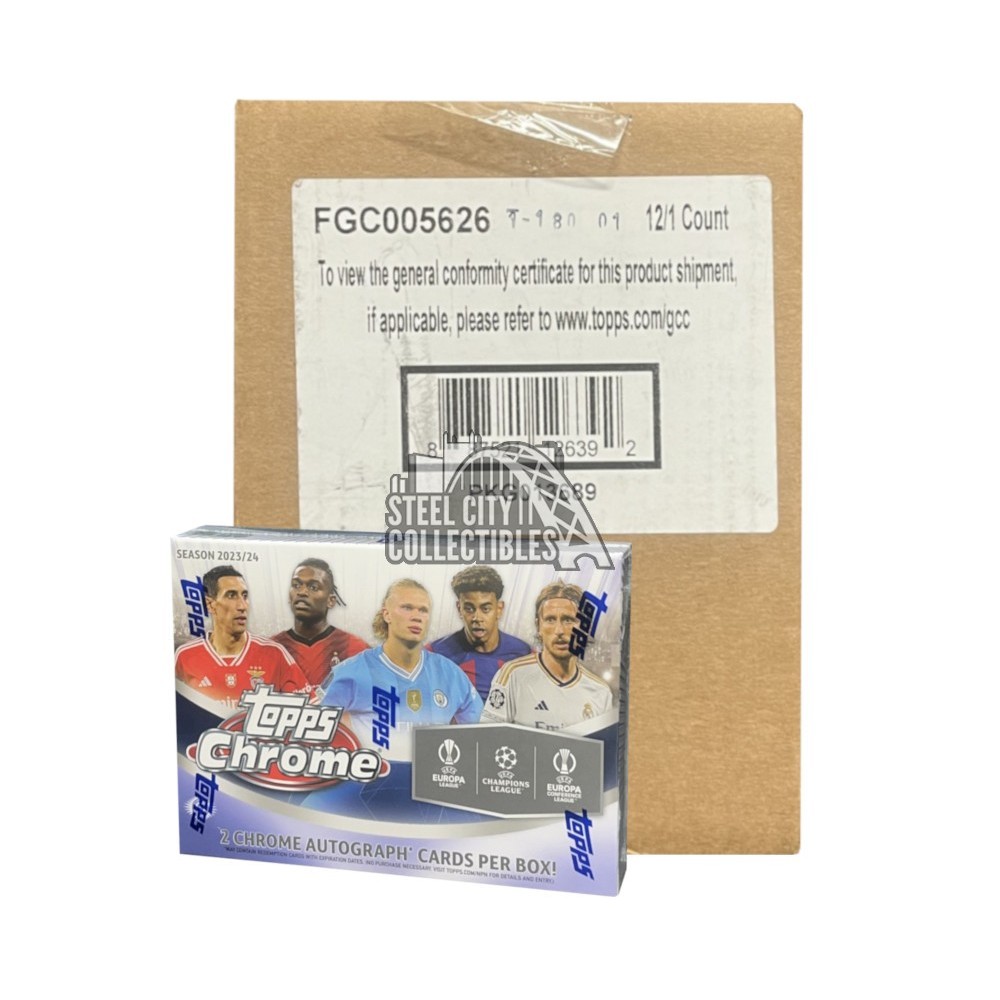 2023-24 Topps Chrome UEFA Club Competitions Soccer Breaker's 2023-24 Topps Chrome UEFA Club Competitions Soccer Breaker's