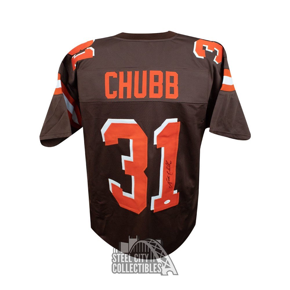 signed nick chubb jersey signed nick chubb jersey