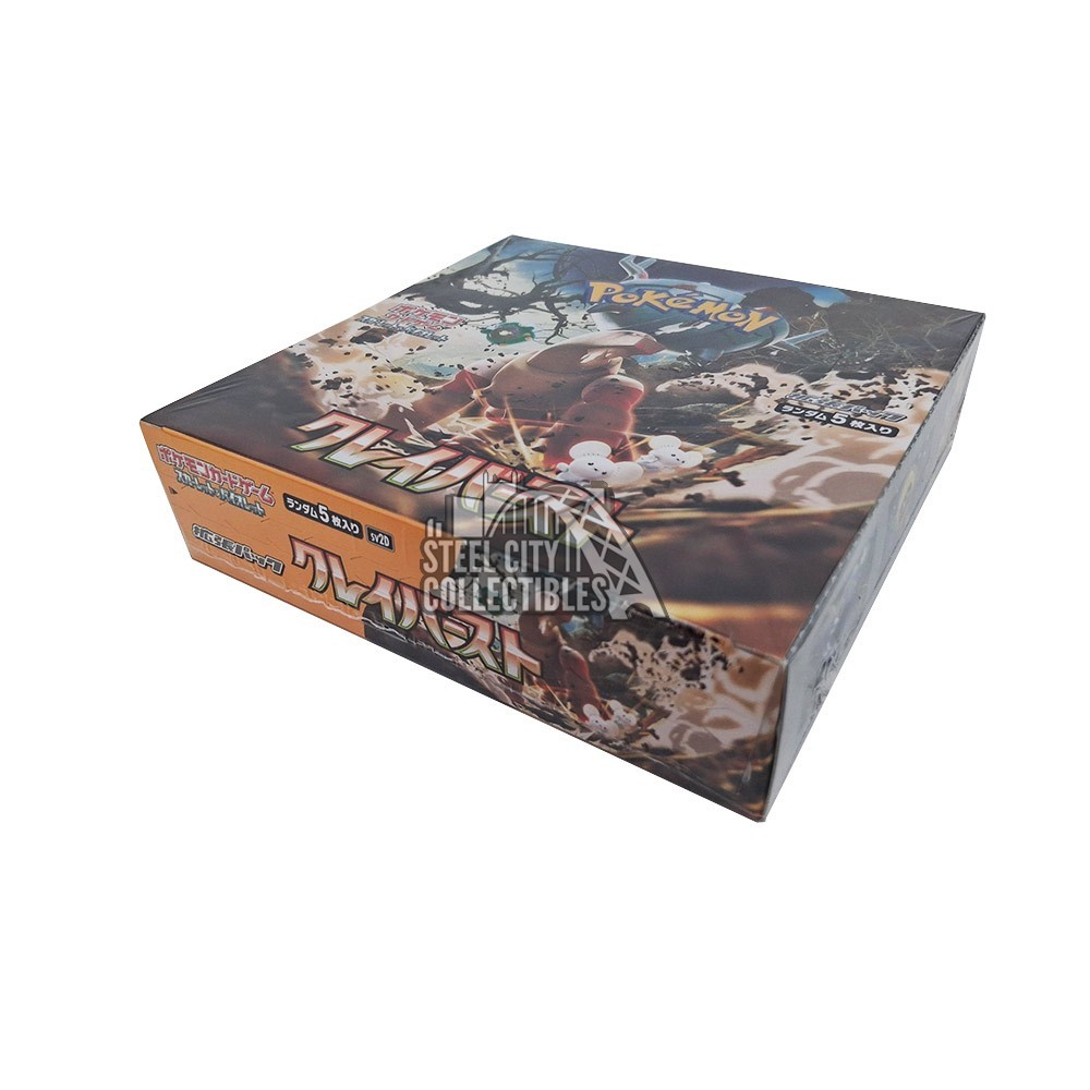 Pokemon Scarlet & Violet Clay Burst Japanese Booster Box | Steel