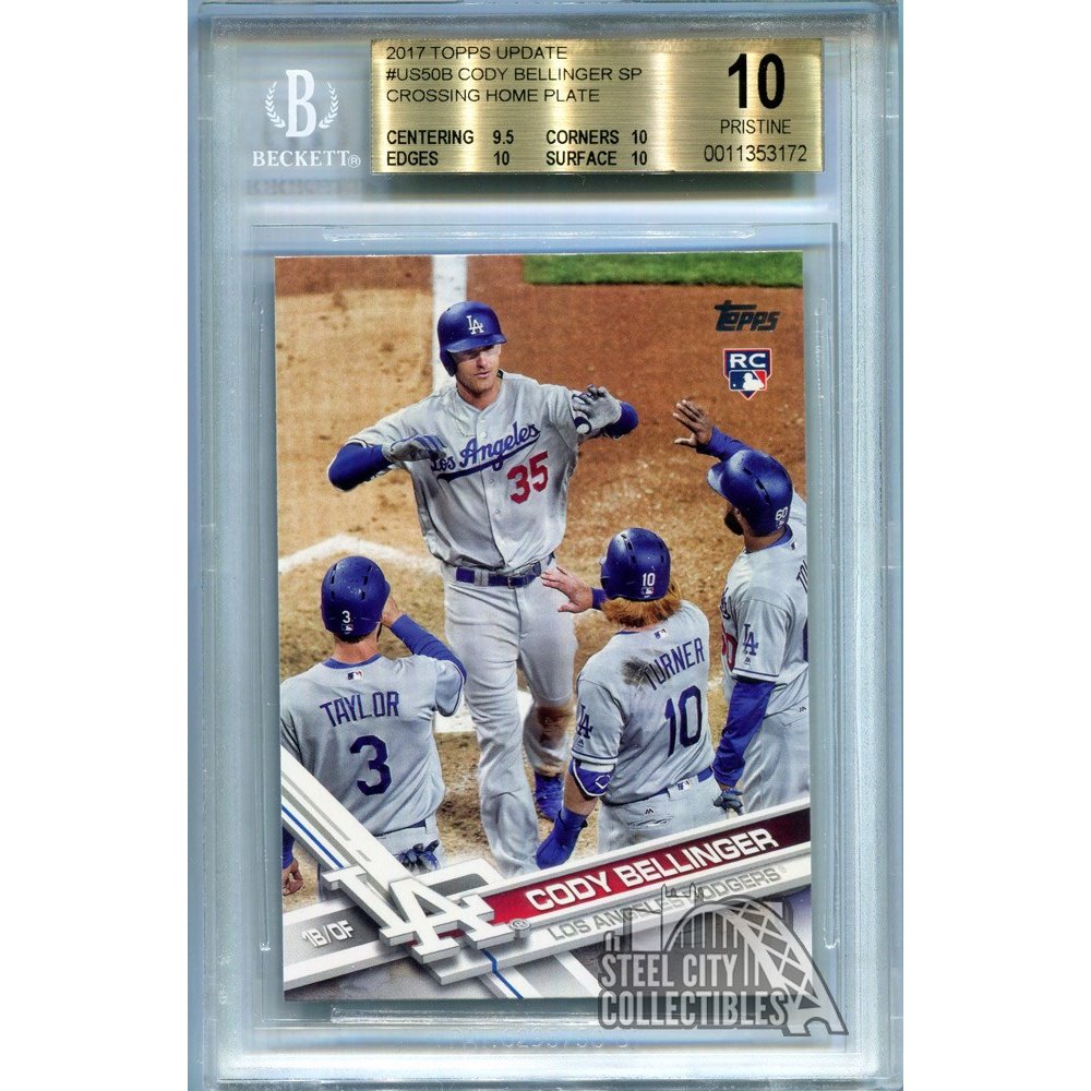 Cody Bellinger 2017 Topps Chrome Update Rookie Card RC - BGS 10 Pristine
