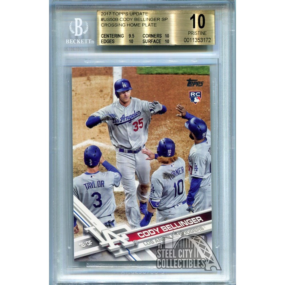 Cody Bellinger 2017 Topps Chrome Update Rookie Card RC - BGS 10 Pristine |  Steel City Collectibles