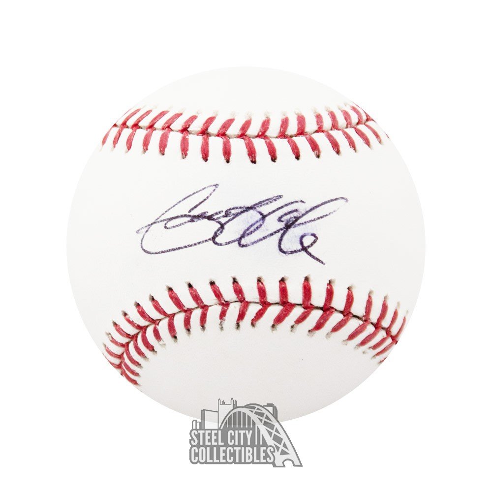 gerrit cole autographed baseball