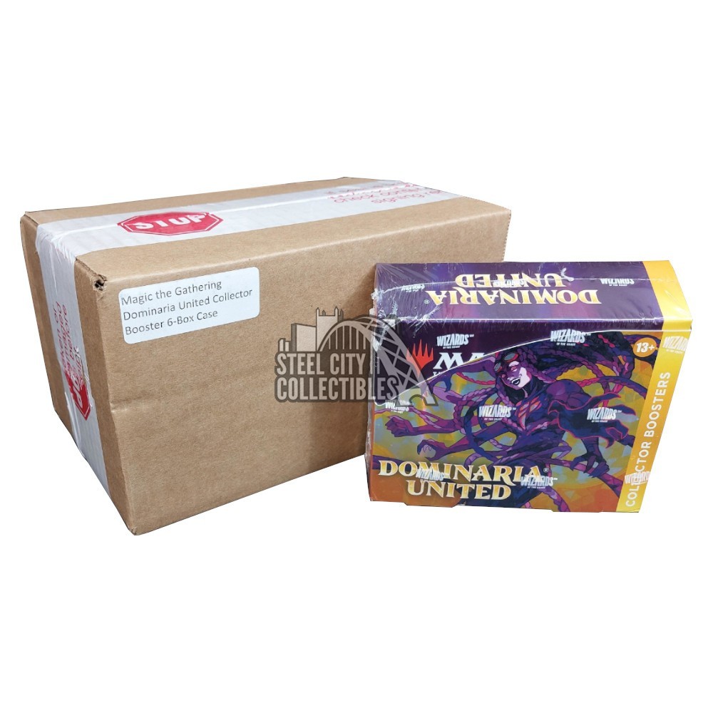Magic the Gathering Dominaria United Collector Booster 6-Box Case | Steel City Collectibles Magic the Gathering Dominaria United Collector Booster 6-Box Case | Steel City Collectibles