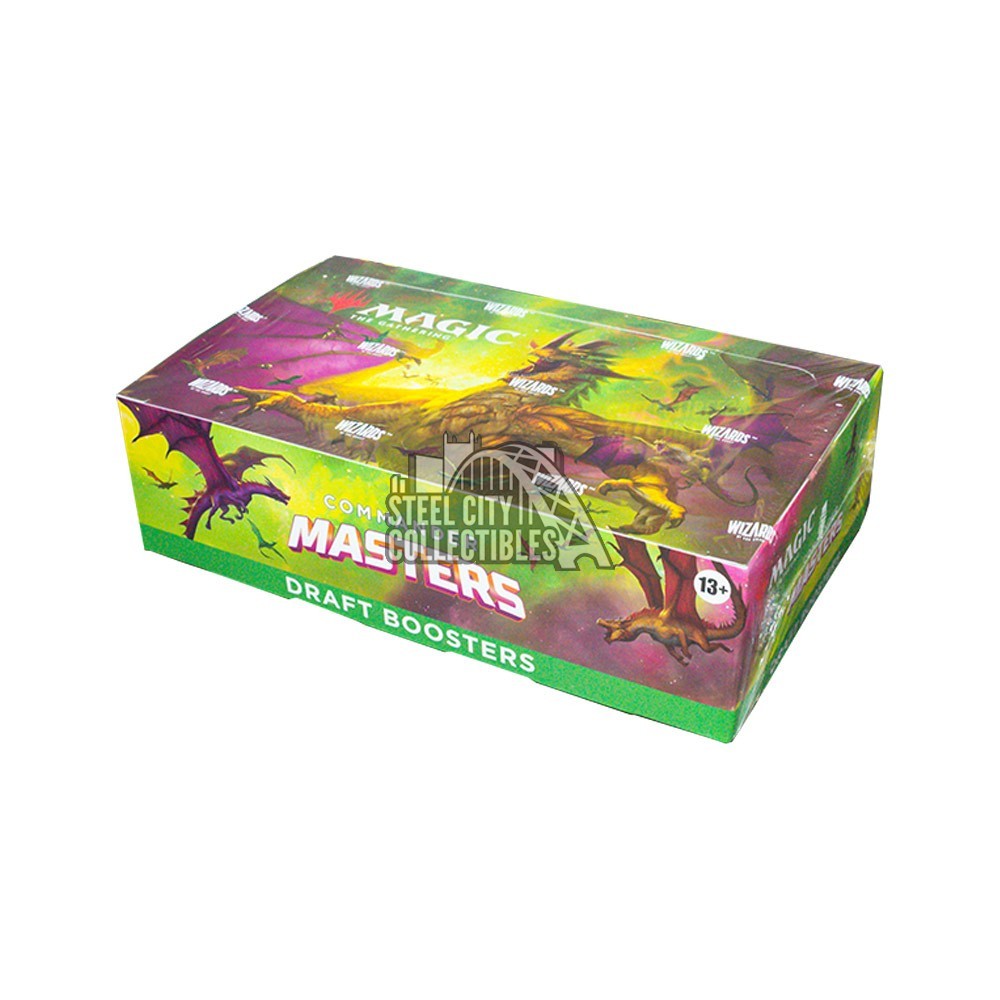 Magic the Gathering Commander Masters Draft Booster Box Steel City Collectibles