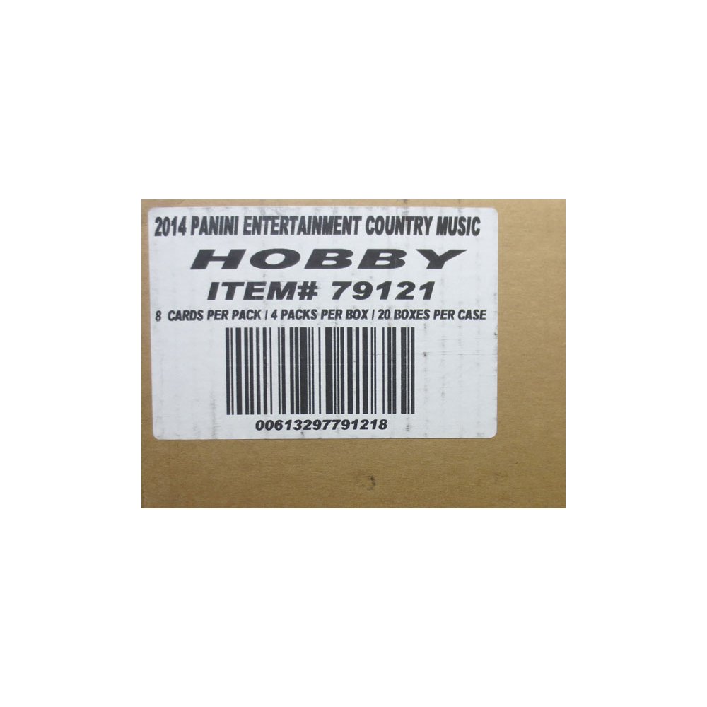 2014 Panini Country Music Trading Cards Hobby 20-Box Case