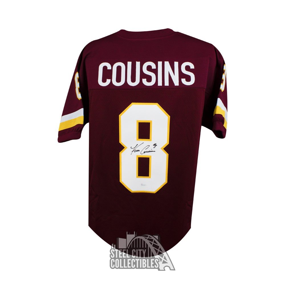 kirk cousins autographed jersey