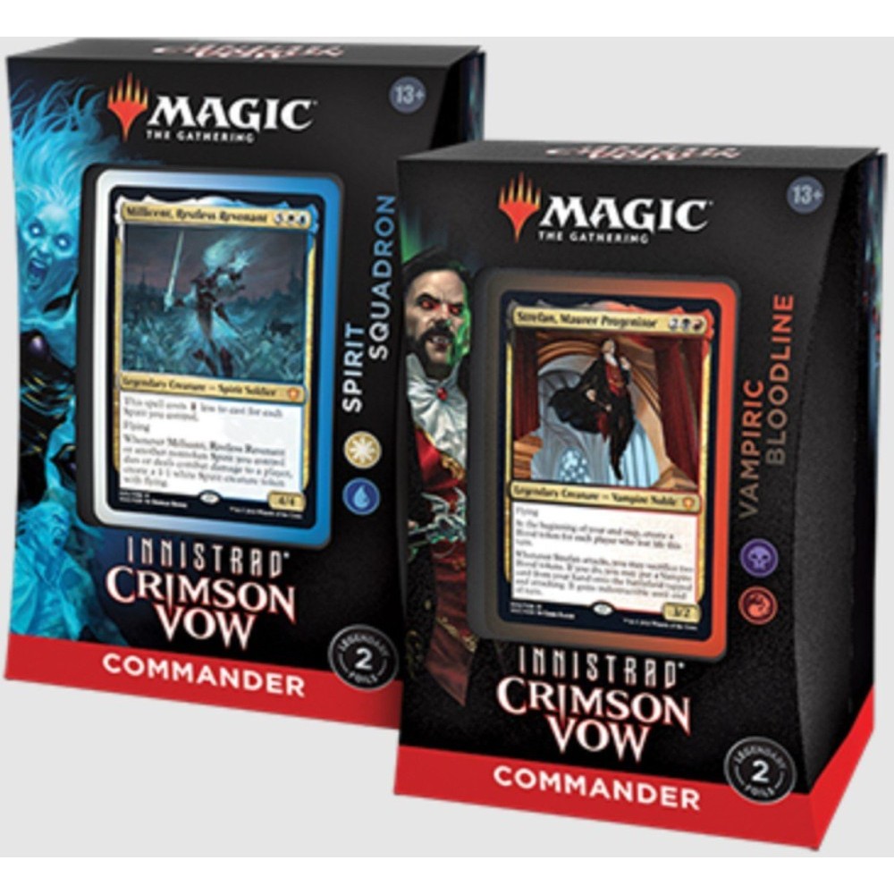 Magic the Gathering Innistrad Crimson Vow Commander Deck Pair Steel