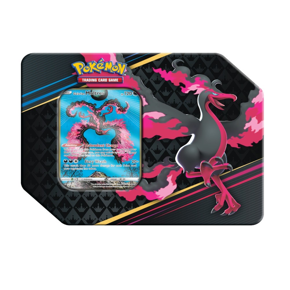 pokemon trading card game crown zenith tin which can be added to your collection or used in gameplay to battle against other players Crown Zenith Mini Tin Display