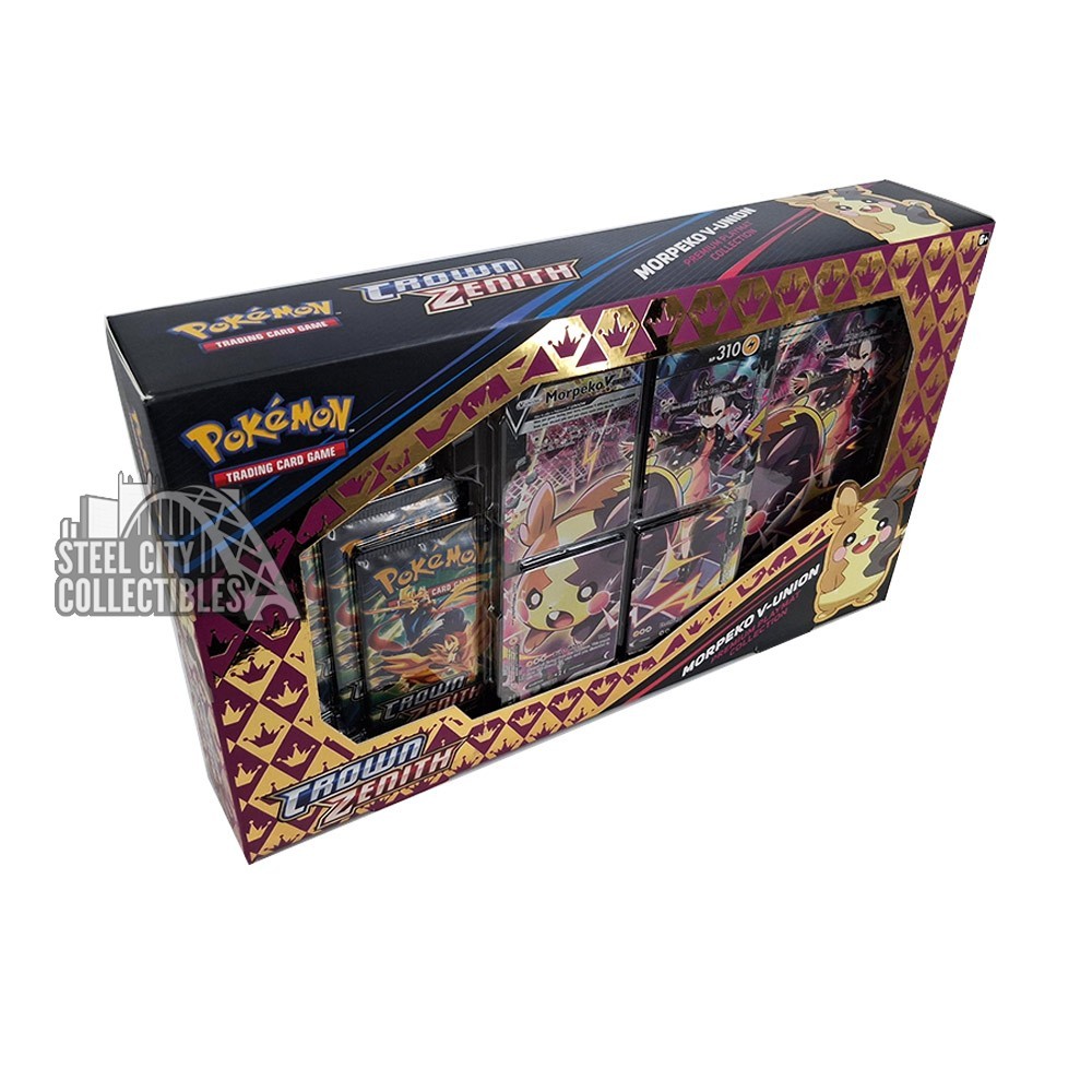 Pokemon Crown Zenith Morpeko V-Union Premium Playmat Collection