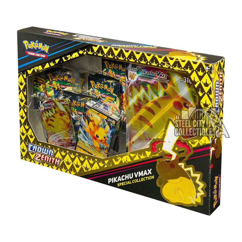 Pikachu + Pikachu Vmax Promos - Crown Zenith - Level Up Store