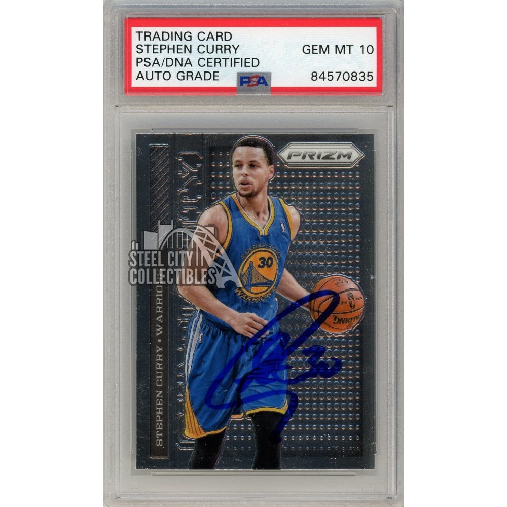 Stephen Curry 2013-14 Panini Prizm Guard Duty Autograph Card #9