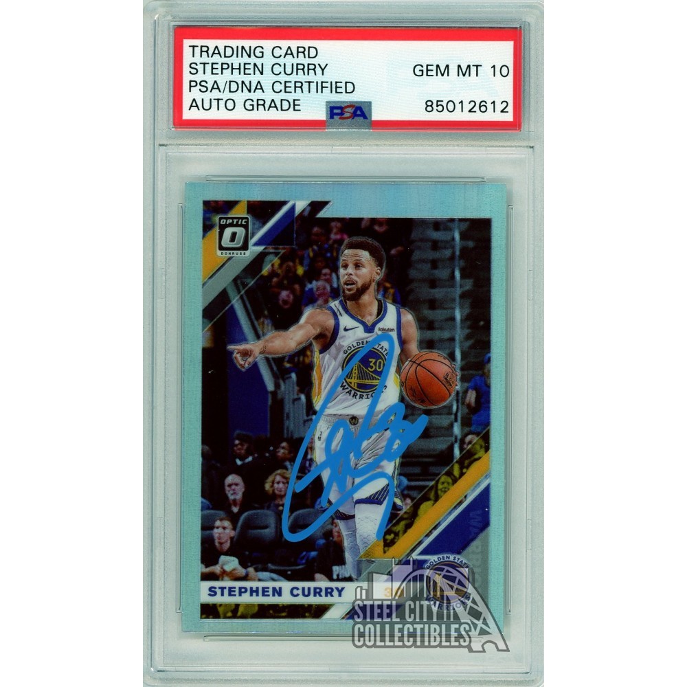 その他 2019 Optic NBA Stephen Curry PSA 10 Stephen Curry 2019-20 Panini Donruss Optic Holo Autograph