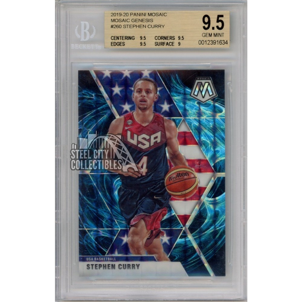 NBAカード  MOSAIC STEPHEN CURRY genesis 2020-21 Stephen Curry Genesis Ultra Rare Mosaic Prizm SSP