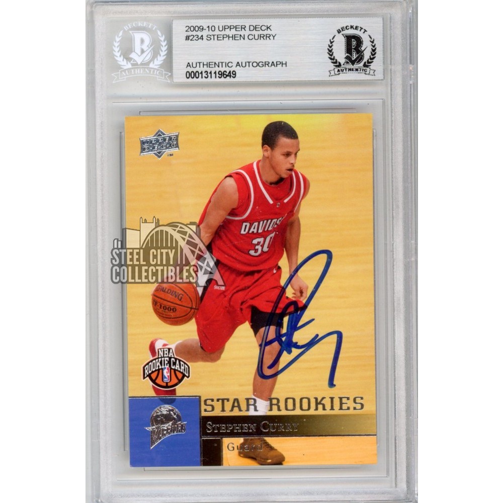 Stephen Curry 2009-10 Upper Deck Basketball Star Rookie Autograph