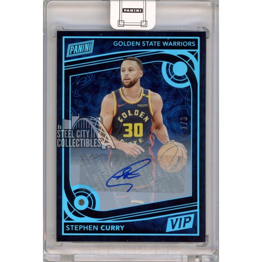 Stephen Curry 2025 Panini VIP Gem Diamond Autograph Card #SC Stephen Curry 2025 Panini VIP Gem Diamond Autograph Card #SC