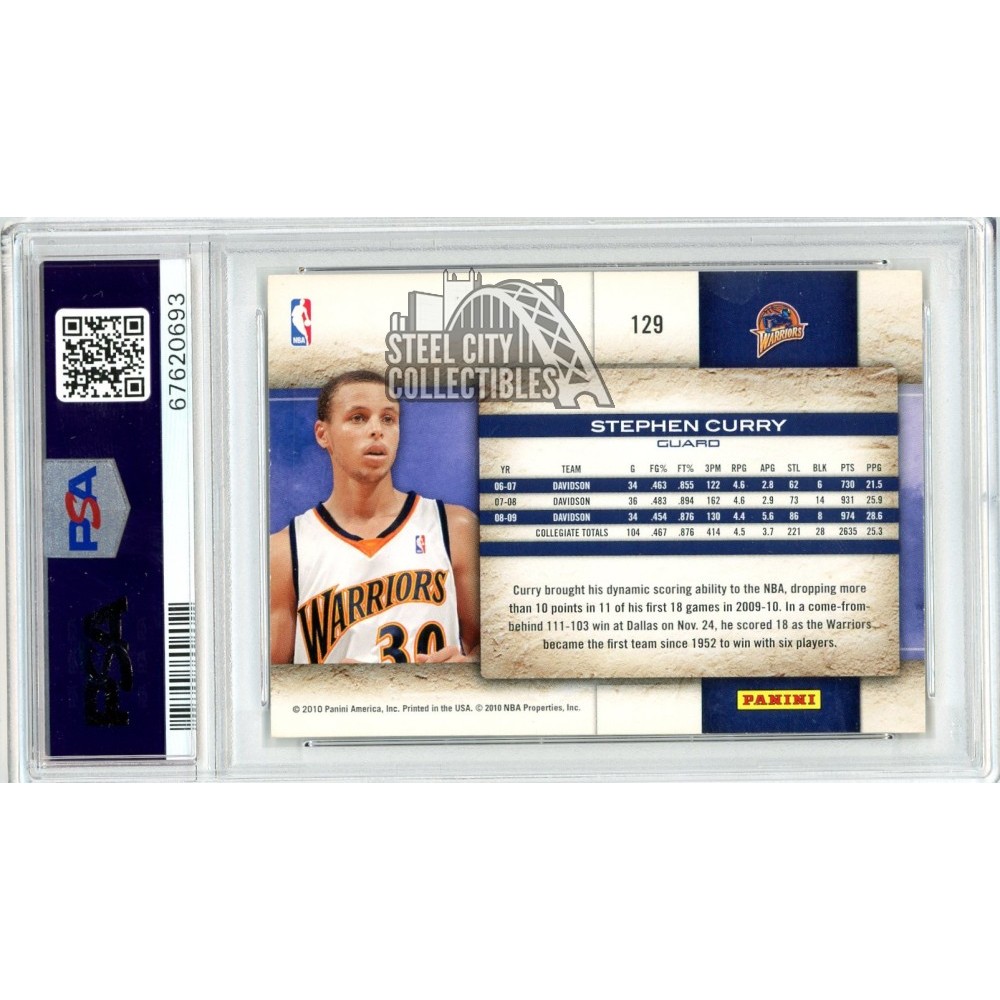Stephen Curry 2009-10 Panini Studio 