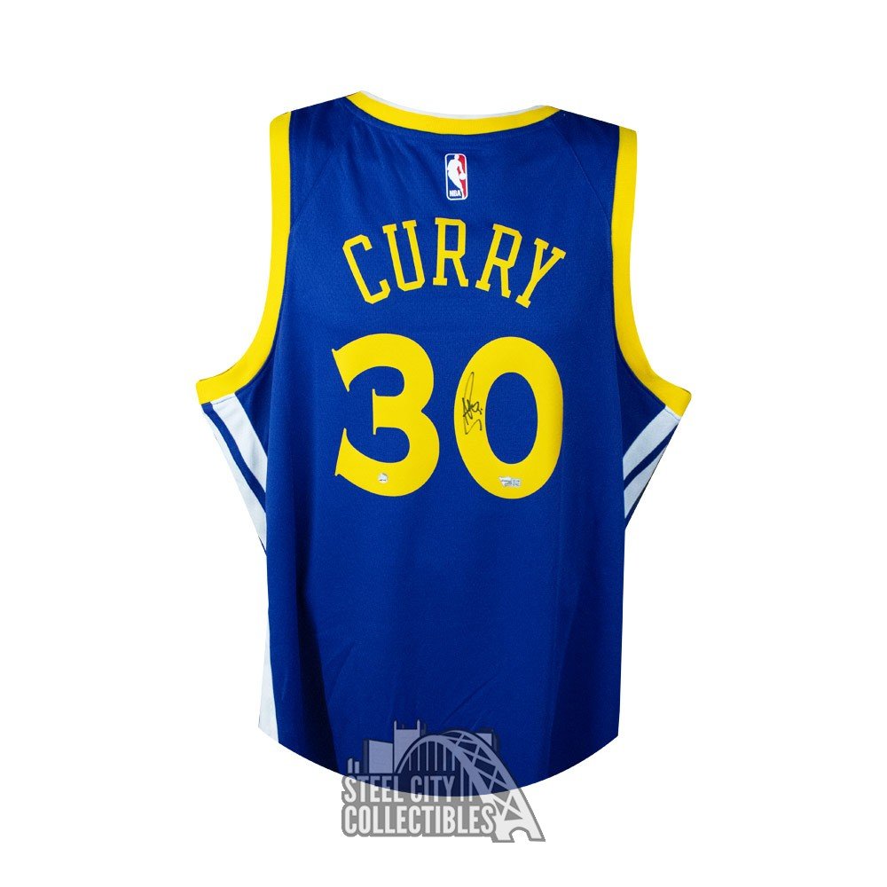 Stephen Curry Autographed Golden State THE CITY Swingman Signed Jersey