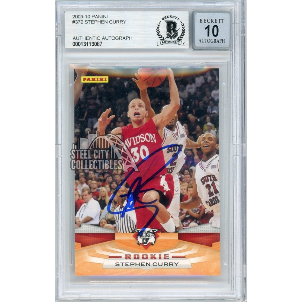 card stephen curry autograph