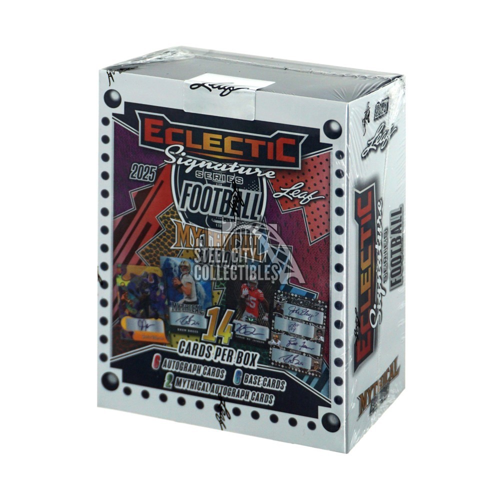 2025 Leaf Eclectic Signature Series Football Mythical Box | Steel