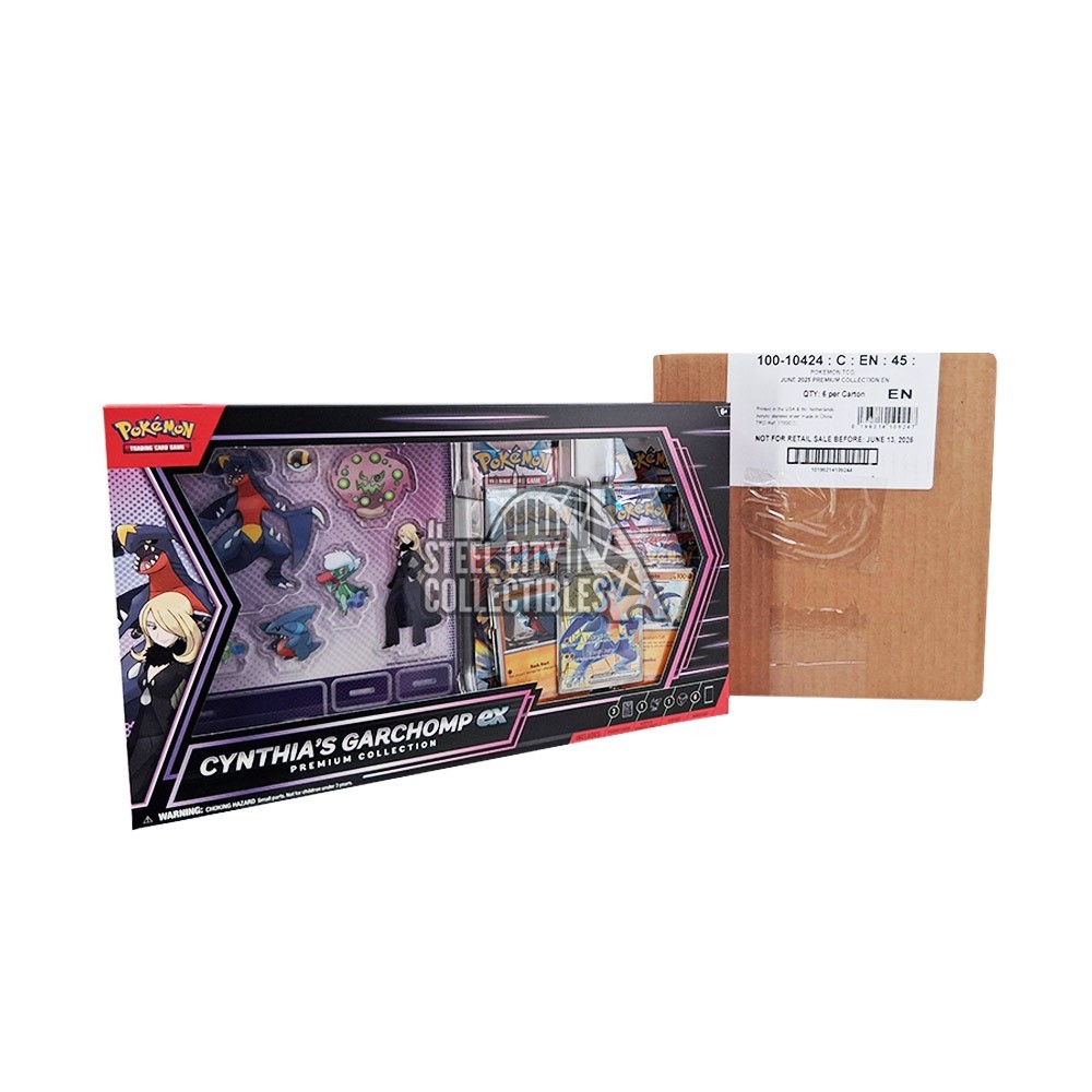 Pokemon Cynthia's Garchomp ex Premium Collection 6-Box Case