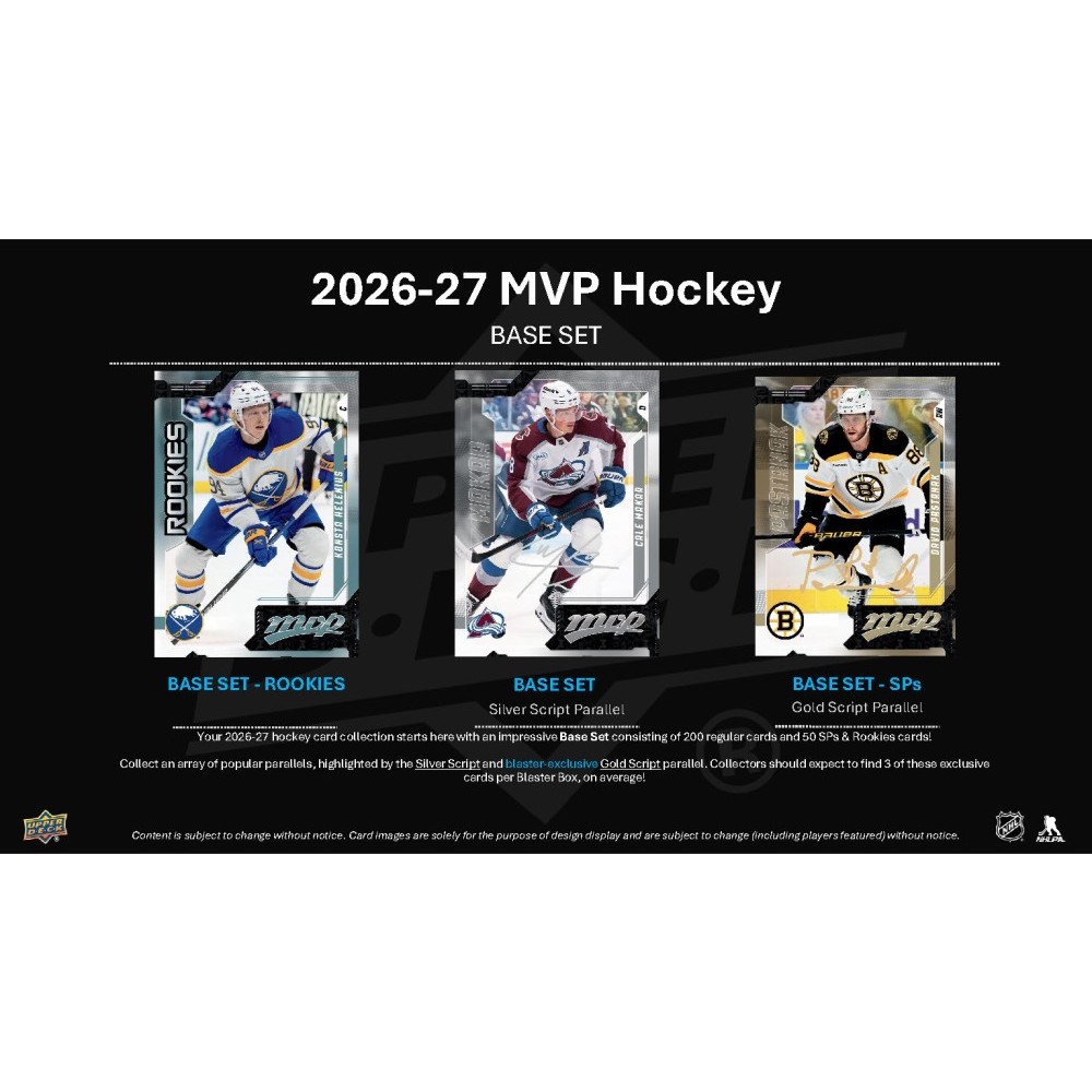 2026-27 Upper Deck MVP Hockey 36-Pack Retail Box | Steel City