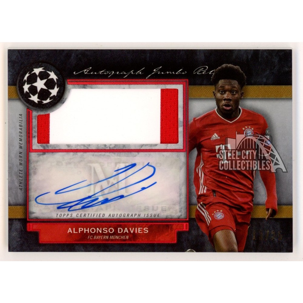 Alphonso Davies 2020-21 Topps Museum Collection Autograph