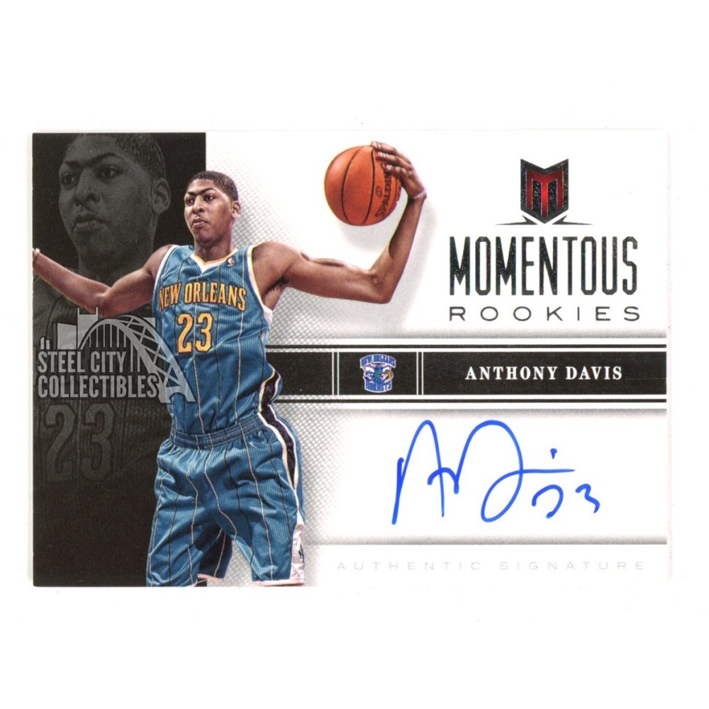 Anthony Davis 2012-13 Panini Momentum Momentous Autograph Rookie Card ...