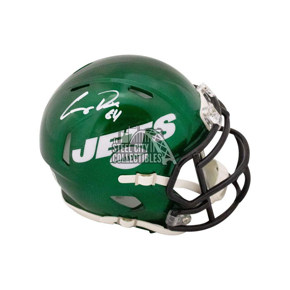 Corey Davis Autographed New York Jets Speed Mini Football Helmet BAS