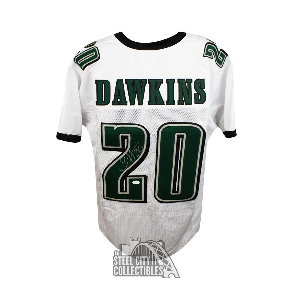 white brian dawkins eagles jersey