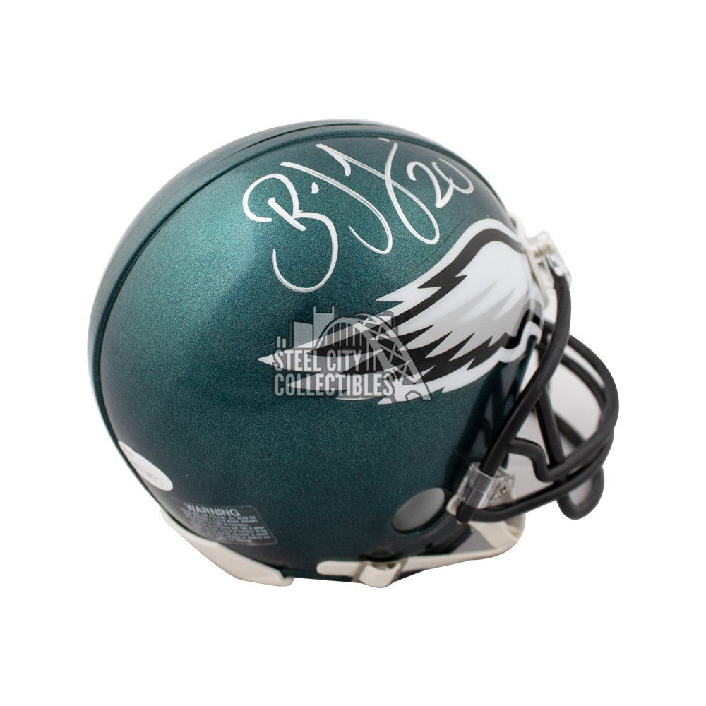 brian dawkins autographed helmet