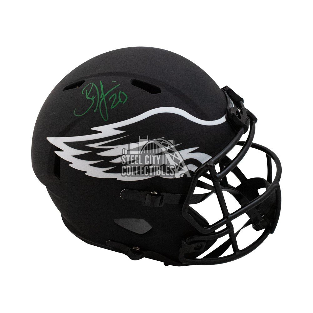 autographed eagles football