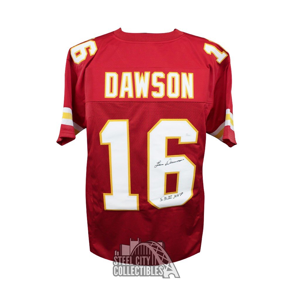 len dawson autographed jersey