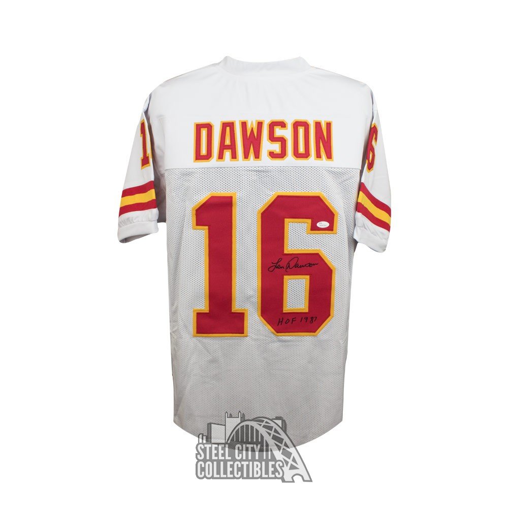 len dawson autographed jersey