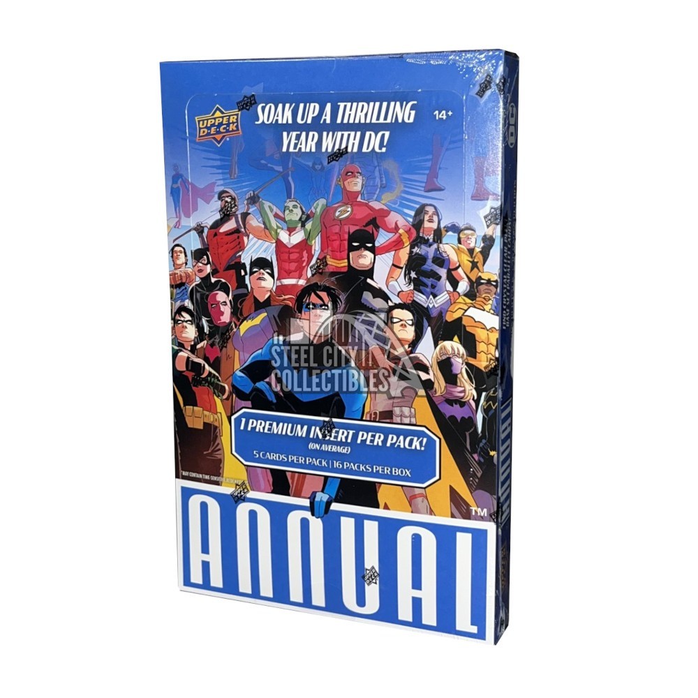 2023-24 Upper Deck DC Annual Hobby 16-Box Case | Steel City