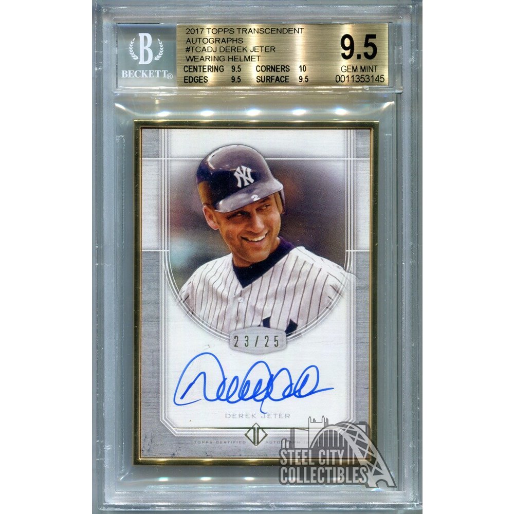Derek Jeter 2017 Topps Transcendent Framed Autograph 23/25 Derek Jeter 2017 Topps Transcendent Framed Autograph 23/25