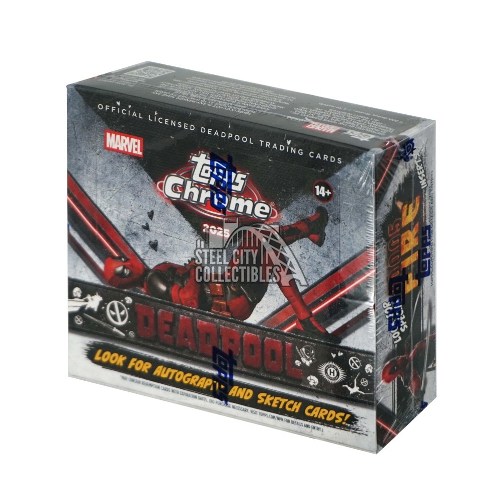 2025 Topps Chrome Deadpool Hobby Box | Steel City Collectibles