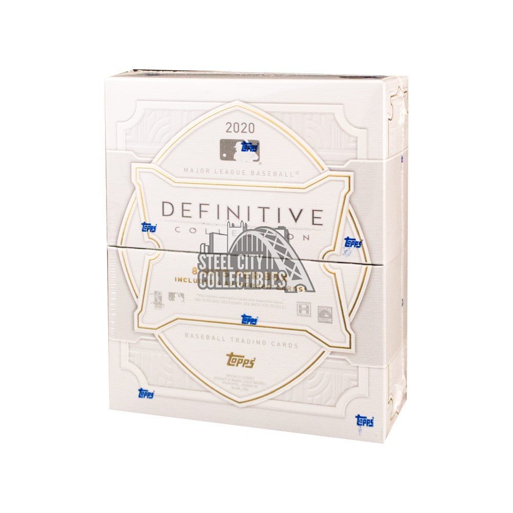 2020 Topps Definitive Baseball Hobby Box Steel City Collectibles