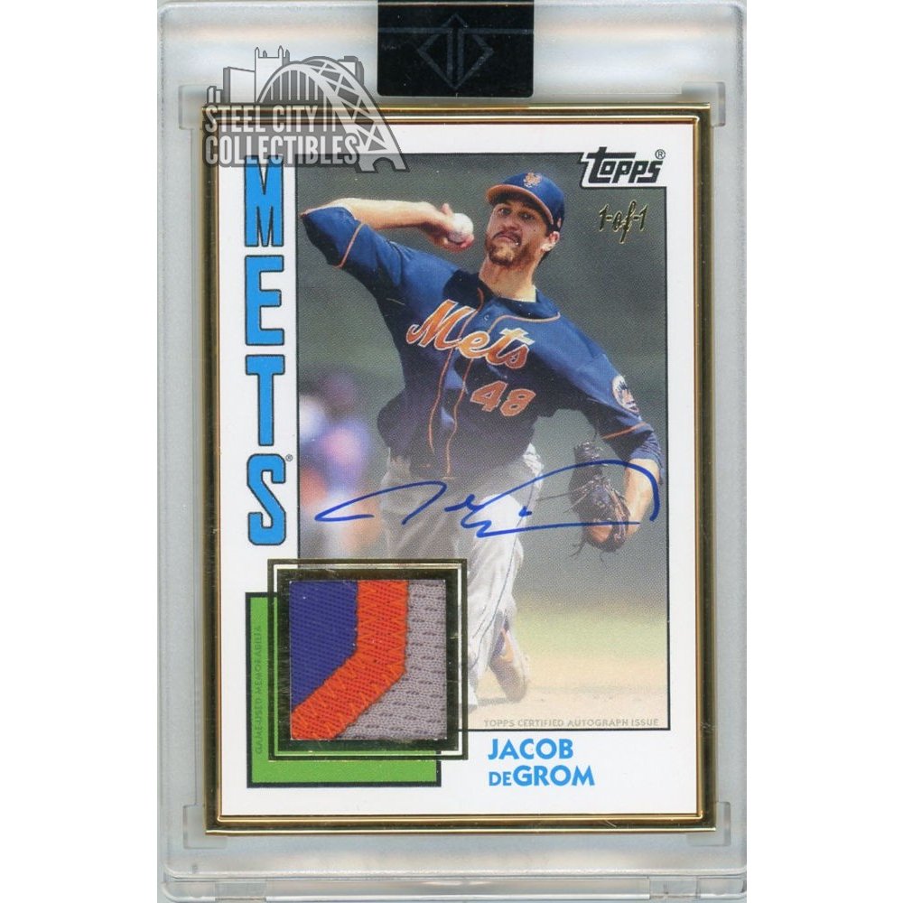 Jacob DeGrom 2019 Topps Transcendent Collection Baseball Autograph Patch 1/1