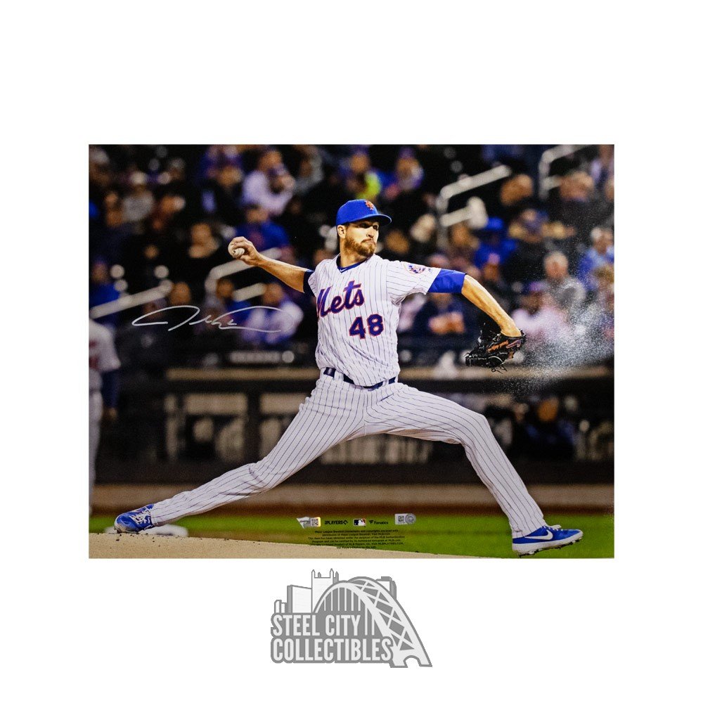 Jacob deGrom Autographed New York Mets 16x20 Photo - Fanatics