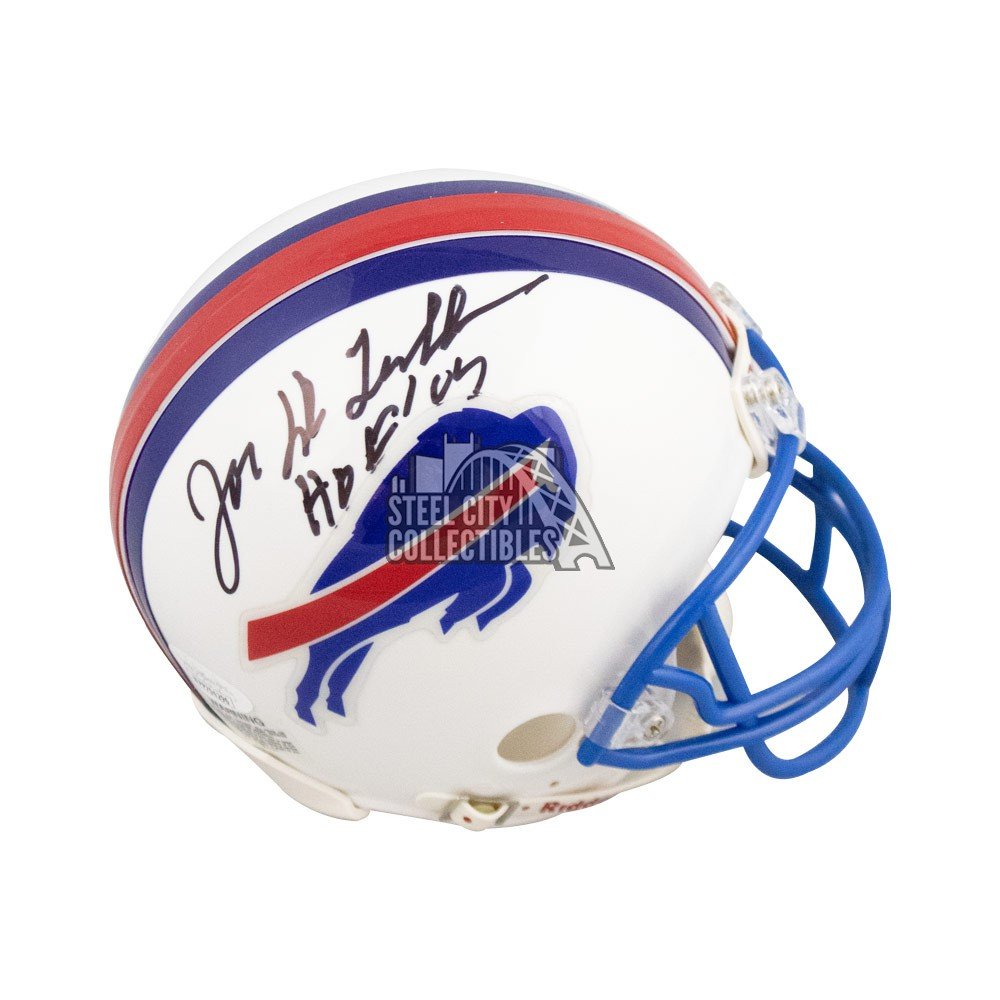 Joe Delamielleure HOF 03 Autographed Buffalo Bills Mini Football Helmet -  JSA COA